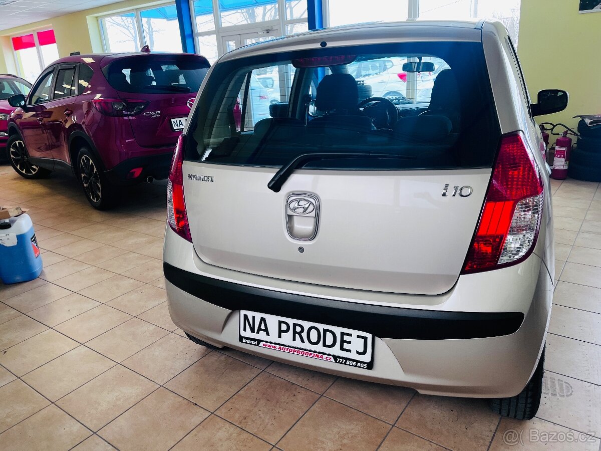 HYUNDAI i 10 1.1 i NAJETO JEN NECELÝCH 47 TIS KM ALU KOLA - 6