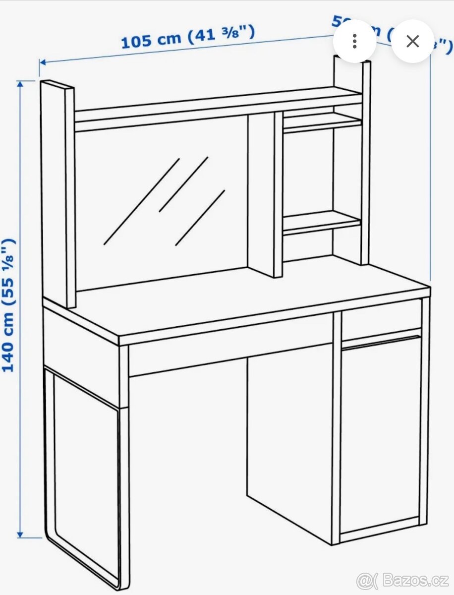 Ikea Micke psací stůl - 6