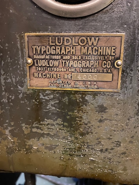 Knihařský sázecí stroj Ludlow - 6