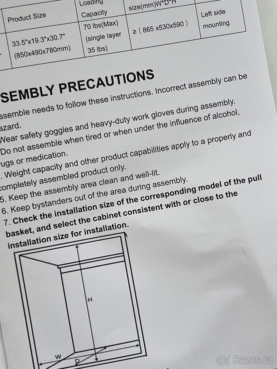 Ledvinka do rohové kuchyně s brzdovými dojezdy. - 6