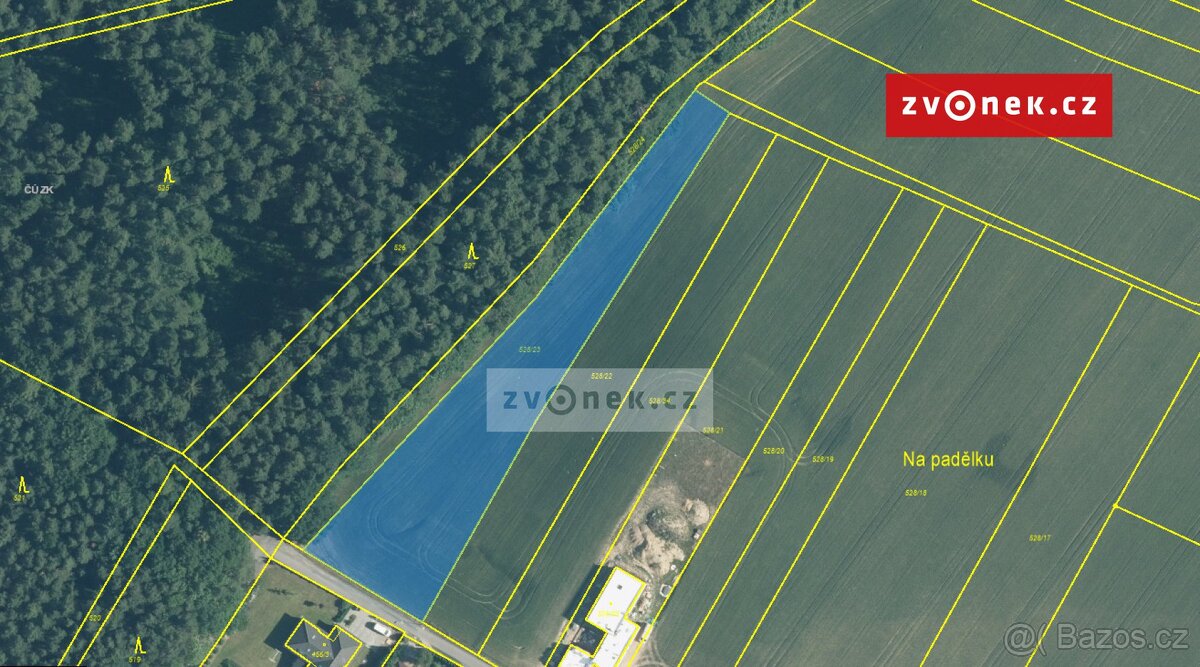 Výjimečný stavební pozemek u lesa Zlín - Velíková - 6