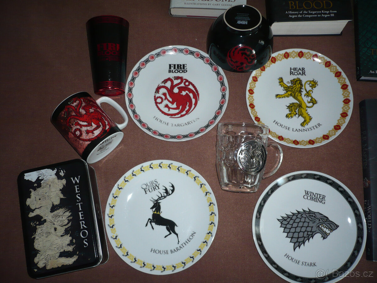 Kolekce ilustrovanych knih Hry o Truny Game of Throne v ang - 6