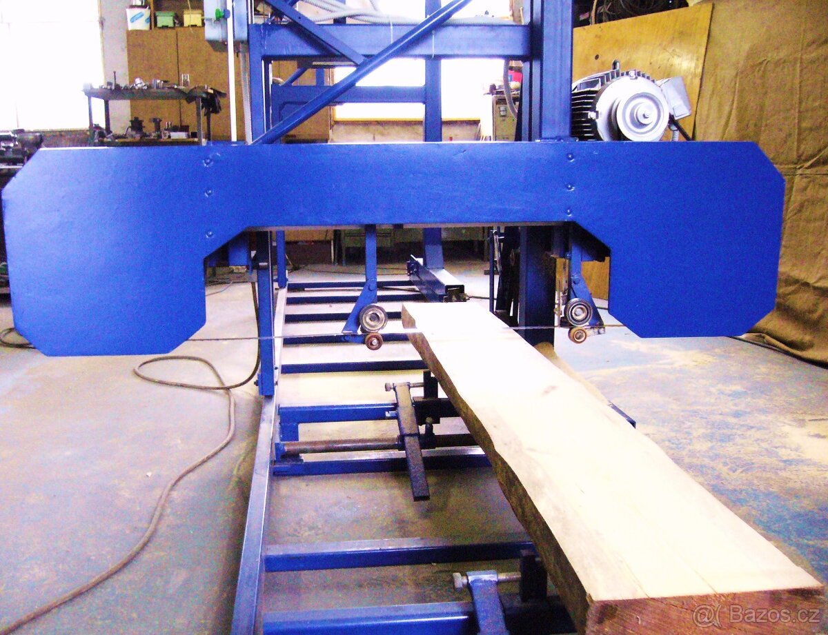 Kmenová pásová pila. Pasovnice na pilu. - 6