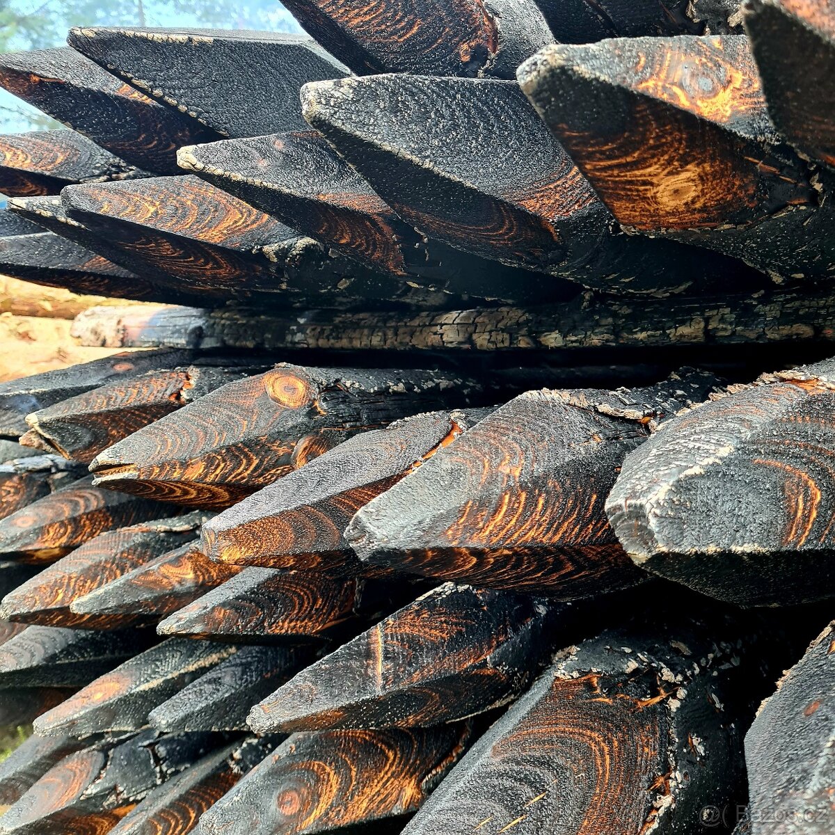 Dřevěné kůly, na ohrady a ploty - 6