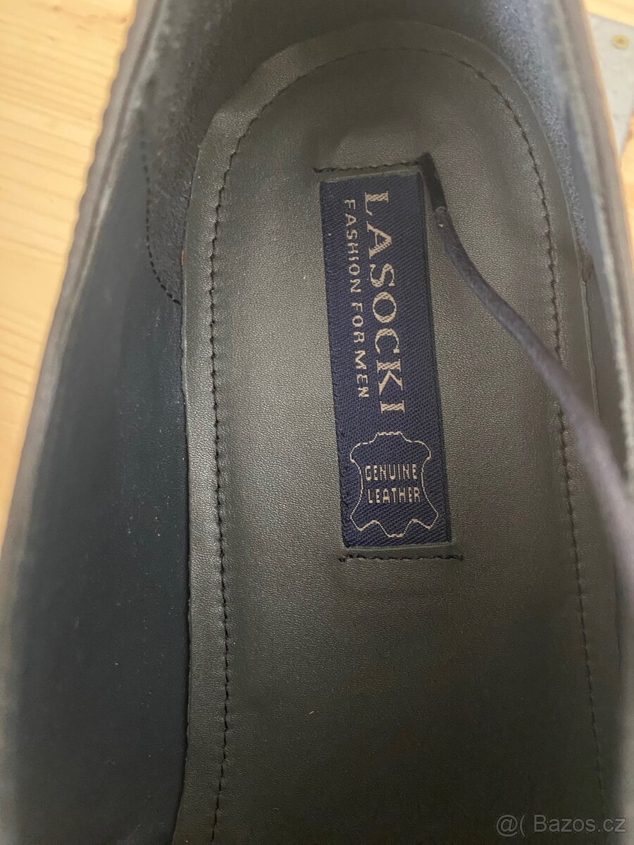 kožené polobotky Lasocki For Men - 6