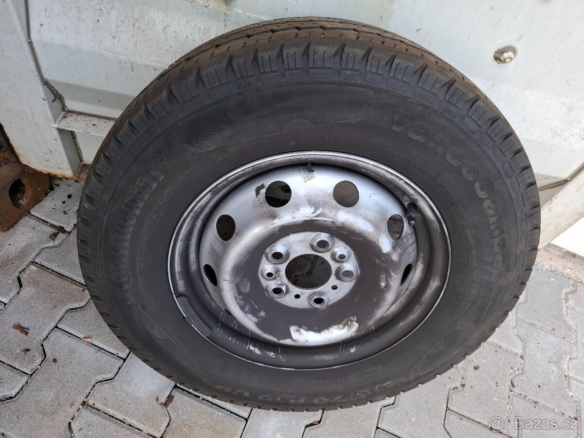 Sada kol Ducato, Jumper, Boxer 15" 5x118 215/70/15 - 6