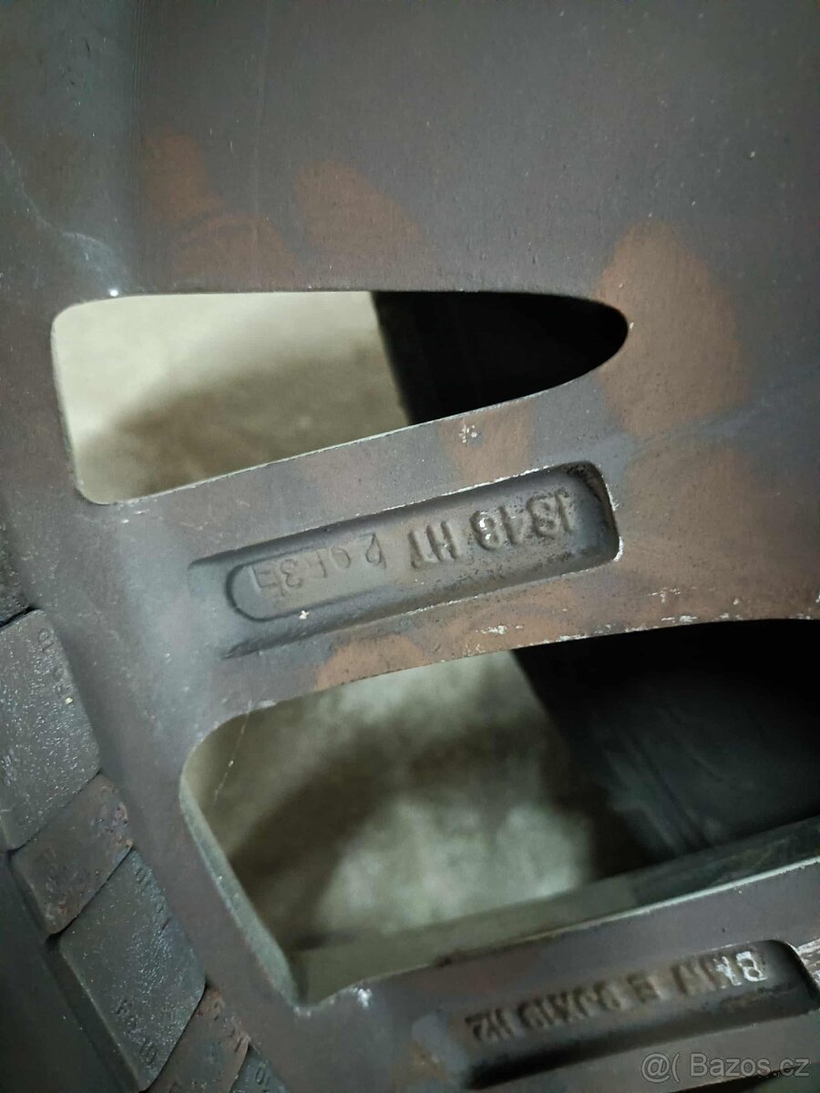 4ks alu disky BMW 5x120 R19 + pneu - 6