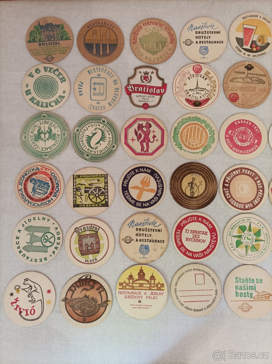 Pivní tácky, etikety,vignety, sirky - 6