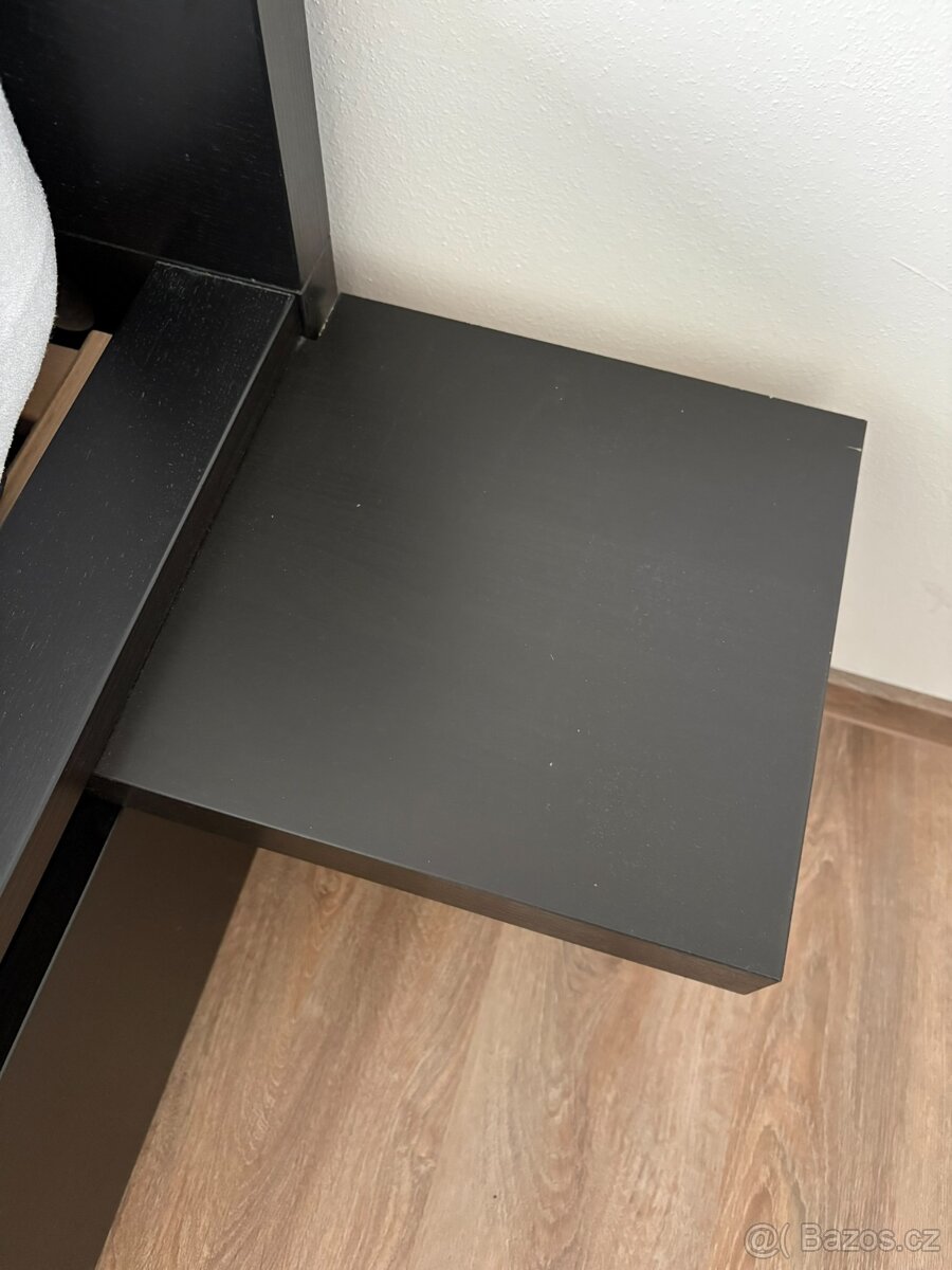 Postel Malm 140x200 + 4 kontejnery - 6