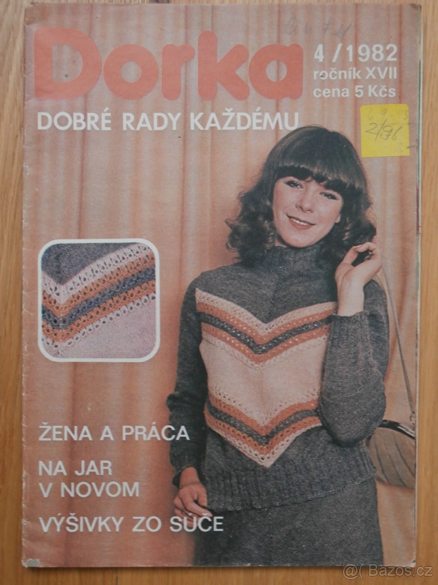 9 x slovenský módní časopis DORKA. 1975, 1977, 1979, 1982 - 6