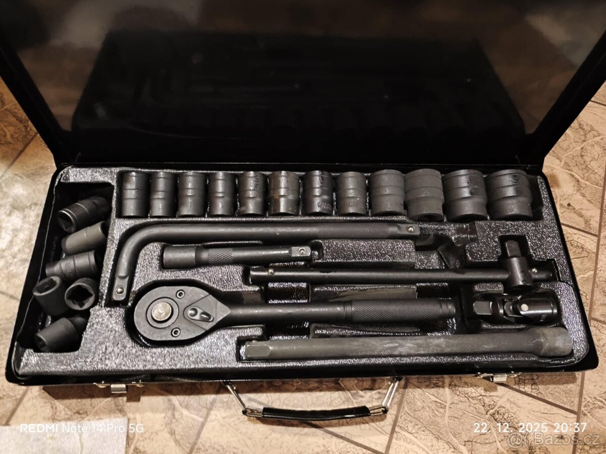 Gola sada-kované násady 1/2" - 6