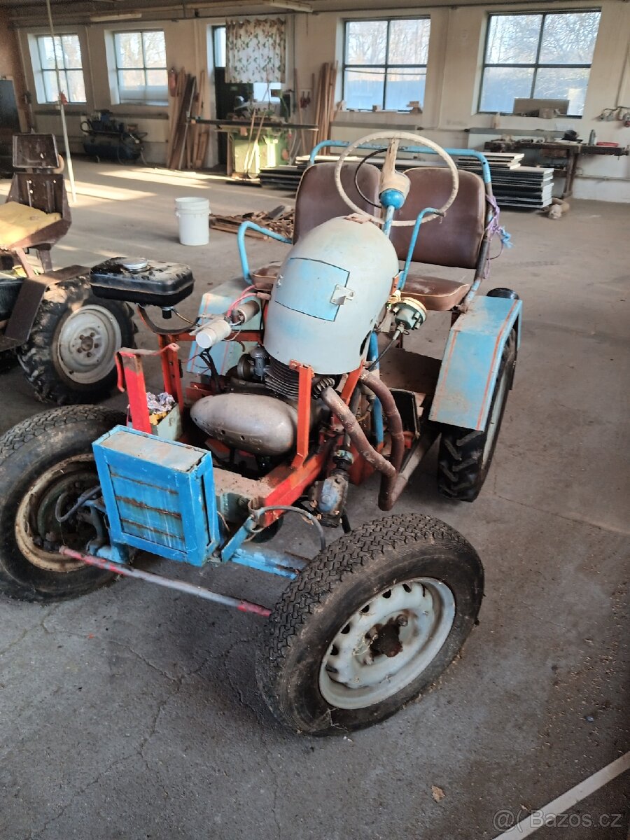 Malotraktor domácí výroby - 6