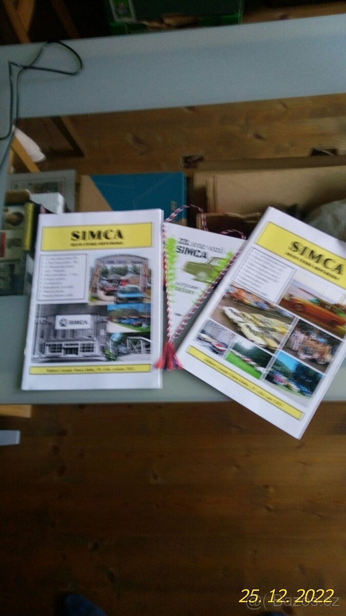 Simca 1300, Aronde Elysée díly,časopisy příručky a dokumenty - 6