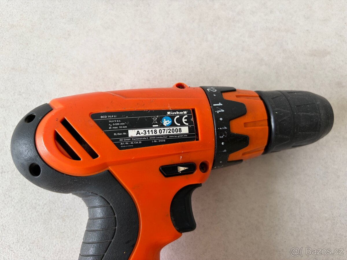 Aku vrtačka Einhell BCD 14,4 Li + baterie + nabíječka - 6
