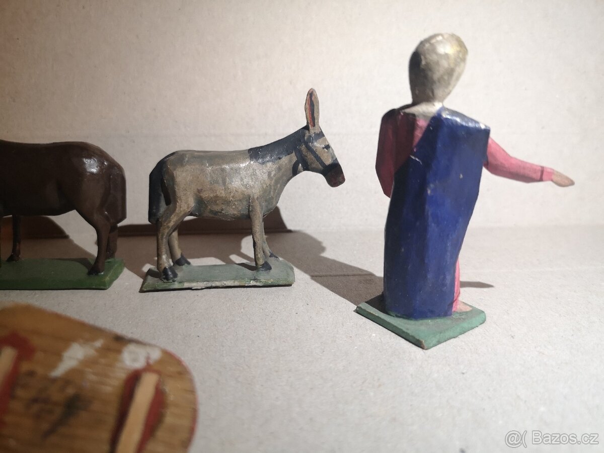 starý kralický betlém - už jen Svatá Rodina+Tři Králové - 6