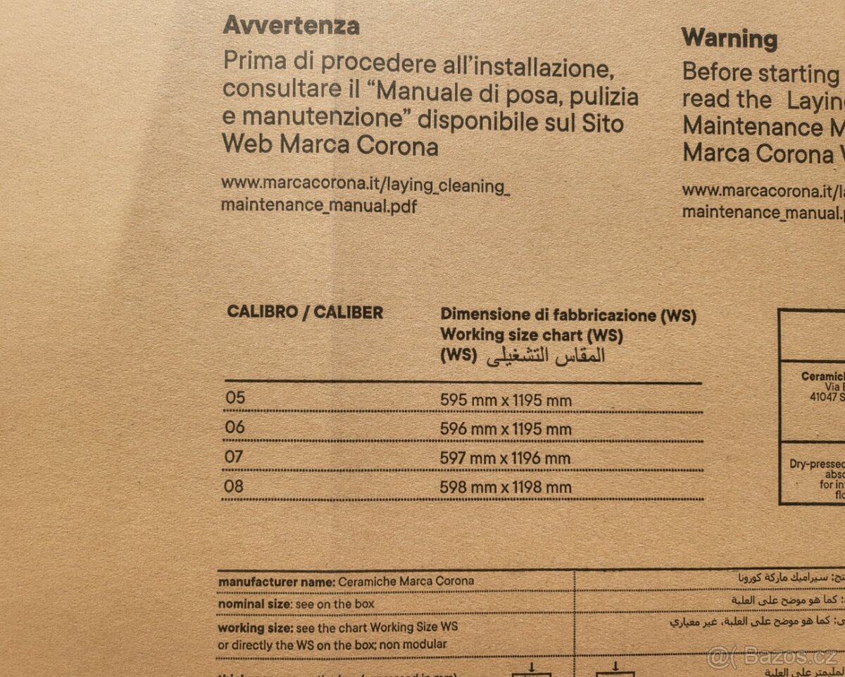 Prodám dlažbu Marca Corona Arkiquartz Arctic 60x120 RT - 6