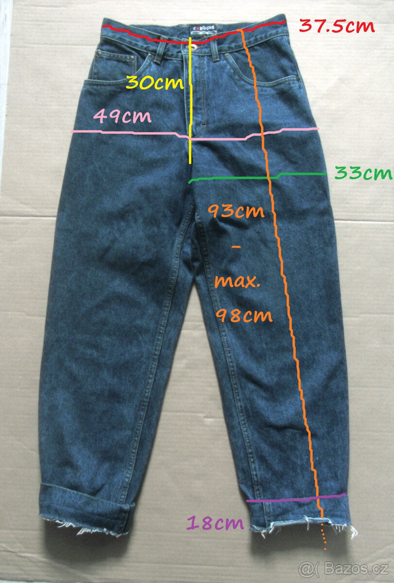 Vintage 90s dámské džíny - 6