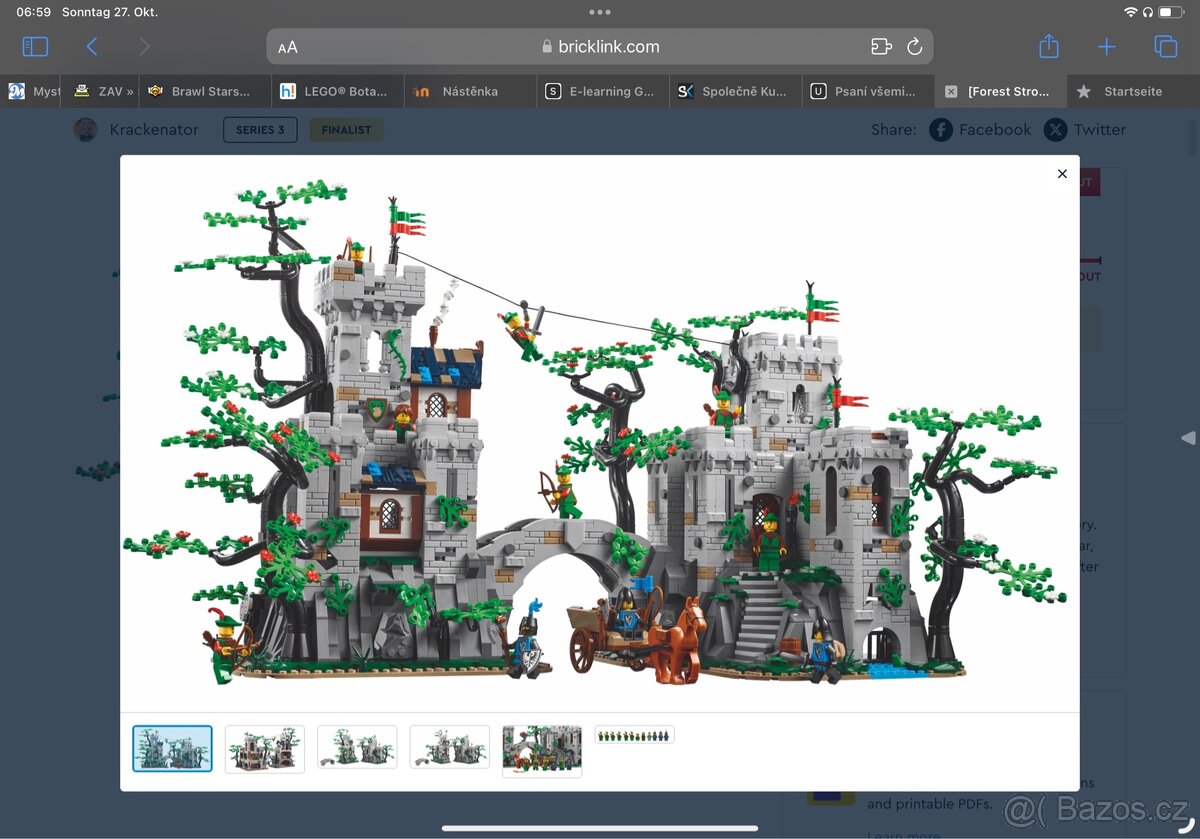 LEGO Bricklink 910043 - Lesní pevnost (Forest Stronghold) - 6