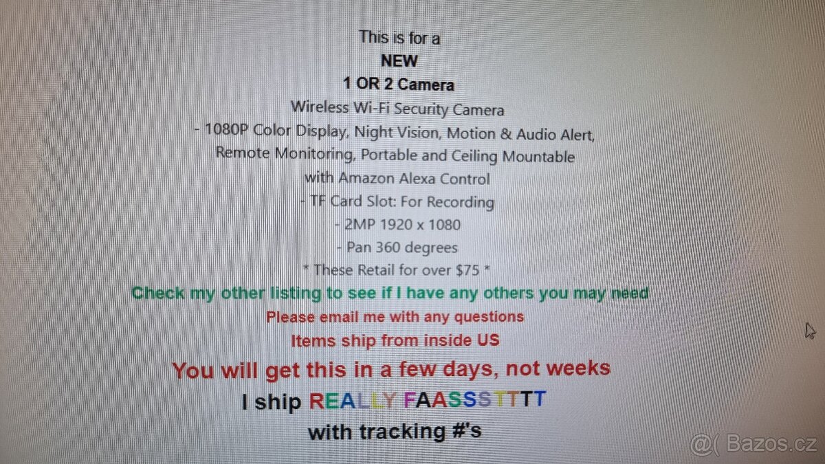 IP Wifi kamera, otočná - 6