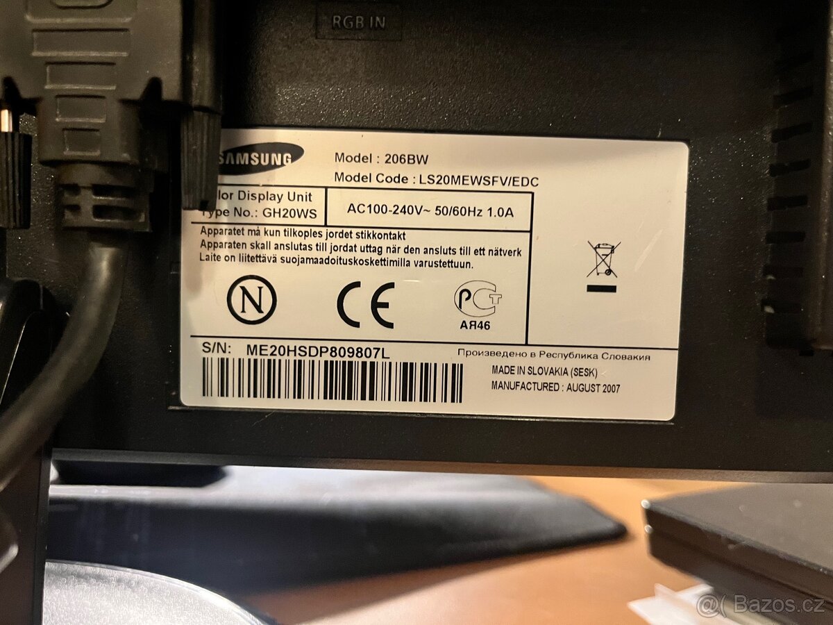 Monitor 20” 1680x1050 - 6