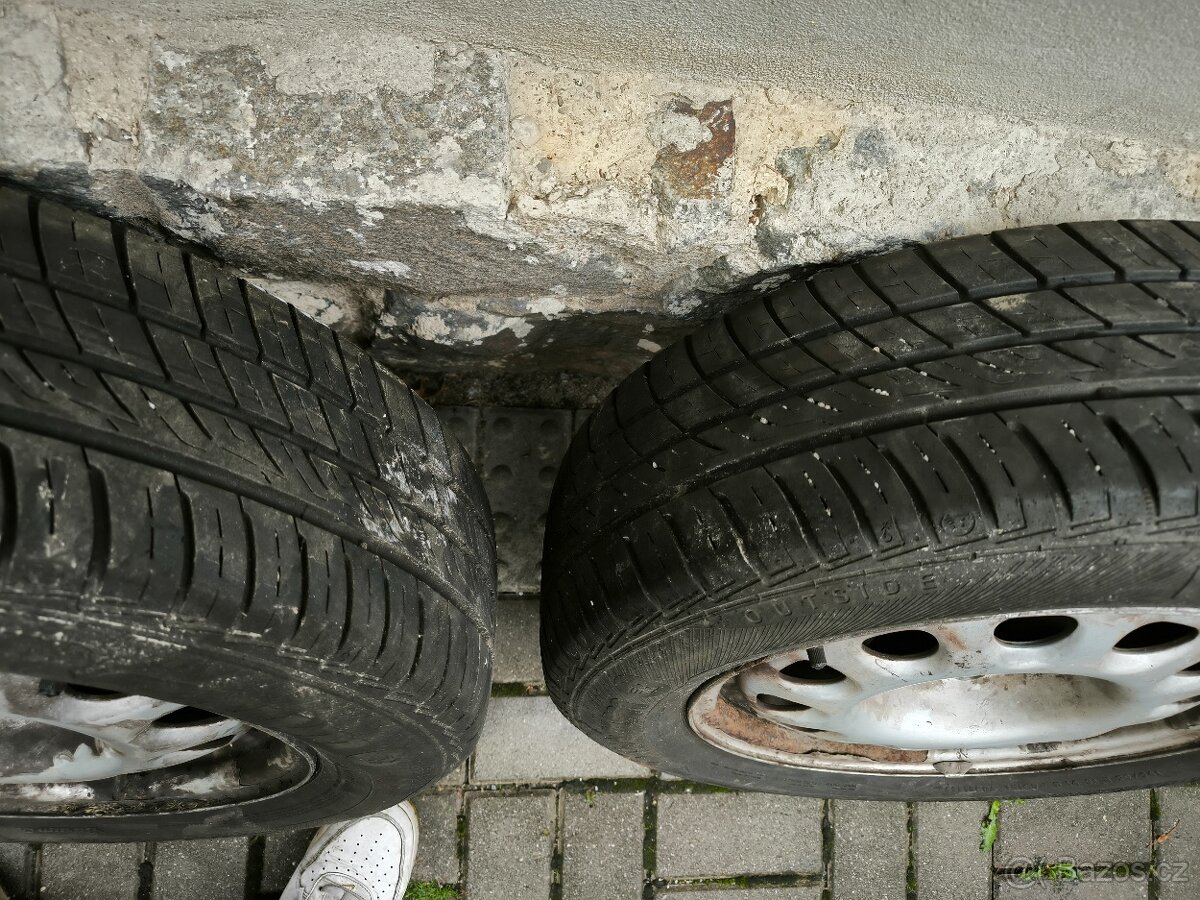 SADA LETNÍCH KOL 5X100 R15 VČETNĚ PNEU BARUM 195/65R15 - 6