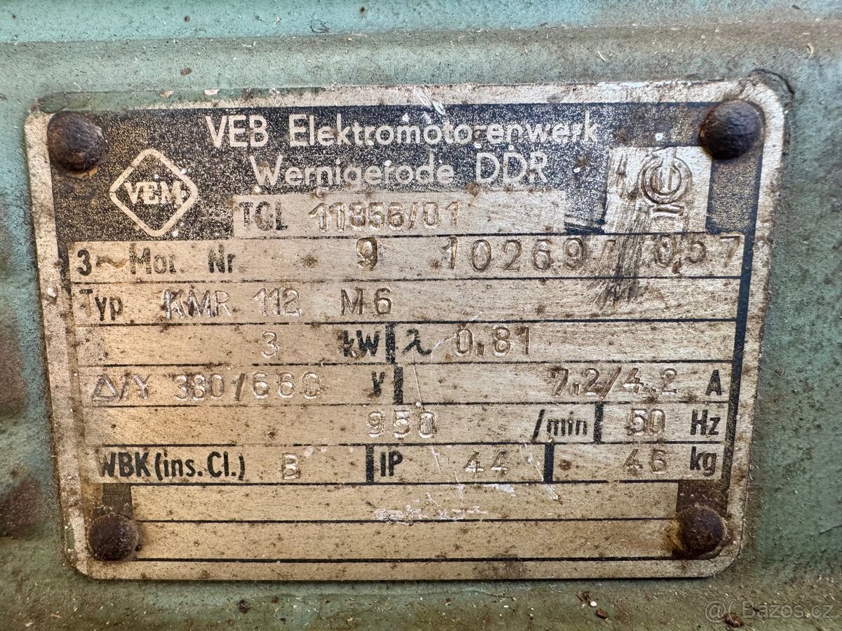 Elektromotor 3 kW 950 ot./ min - 6