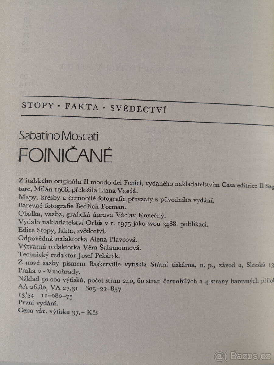 Sabatino Moscati - Foiničané - 6