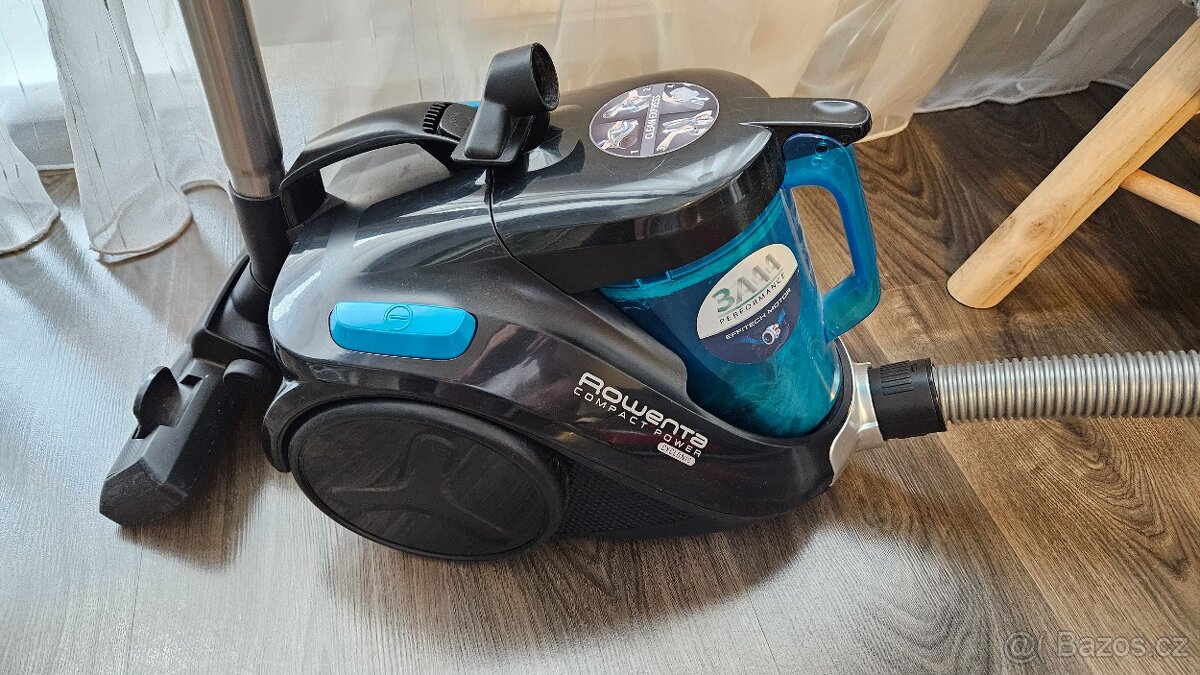 Rowenta vysavač - bezsáčkový - modrý - 6