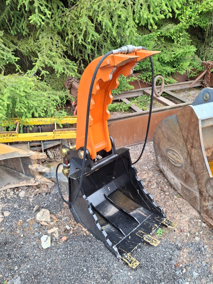 Lopata - lžíce na minibagr s přidržovačem - 6