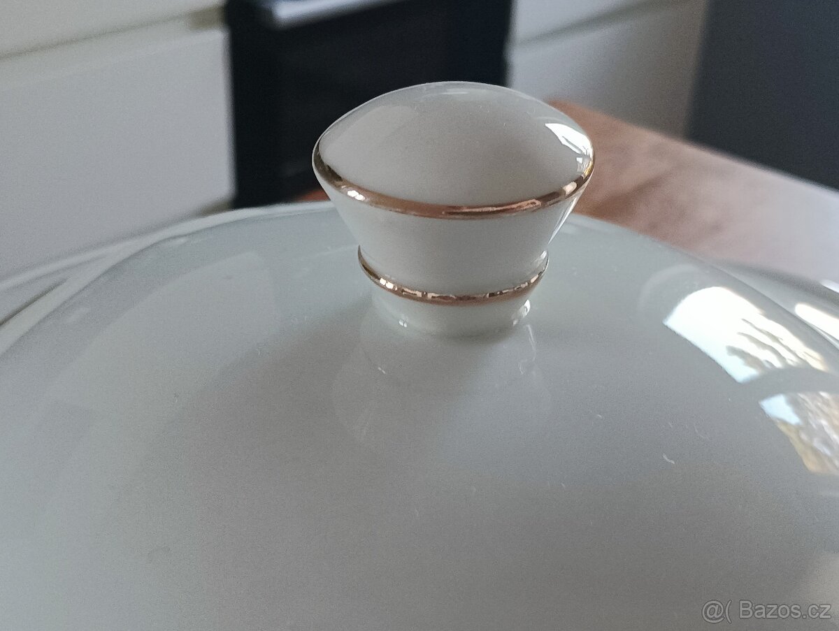 STAROŽITNÁ ART DECO PORCELÁN TERINA KMP BYSTŘÍCE - 6