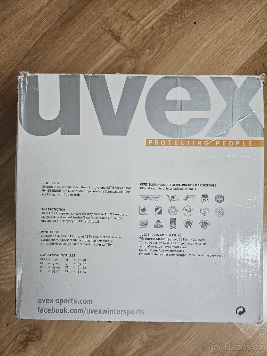 Uvex lyzarska helma a bryle detske - 6