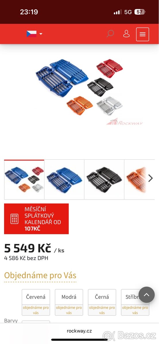 Ktm kryty chladičů xgrip air force - 6