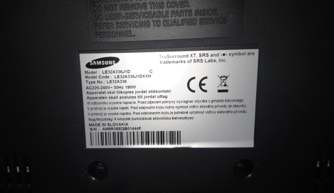 Lcd Samsung LE32A336 - 6