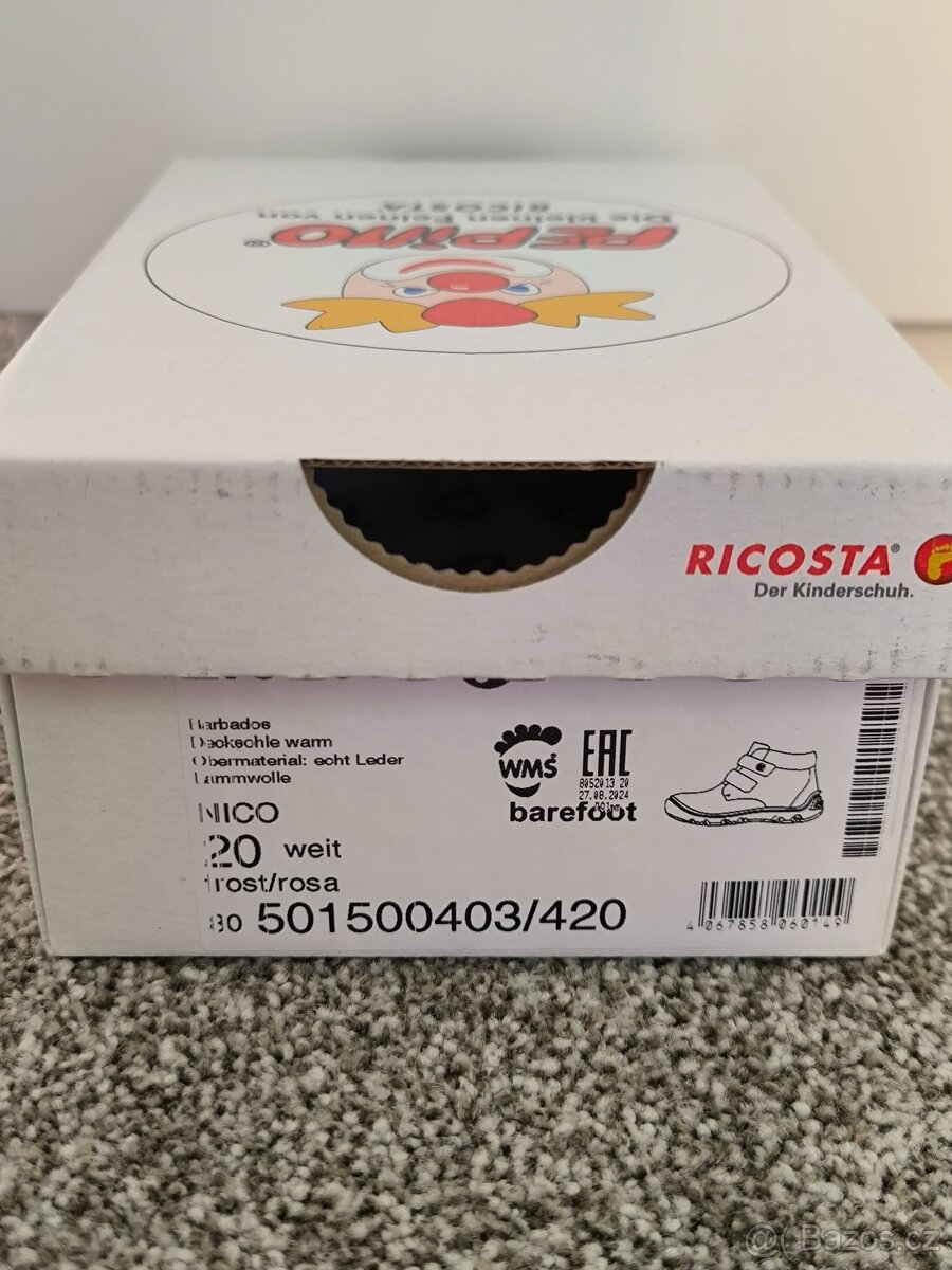 Dětské zimní barefoot boty Ricosta vel. 20 - 6