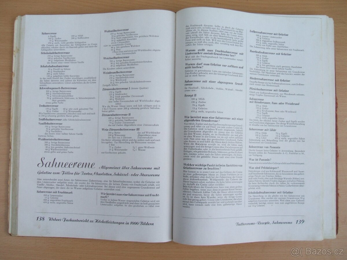 Weberova vysoká cukrářská škola-unikátní německá kniha - 6
