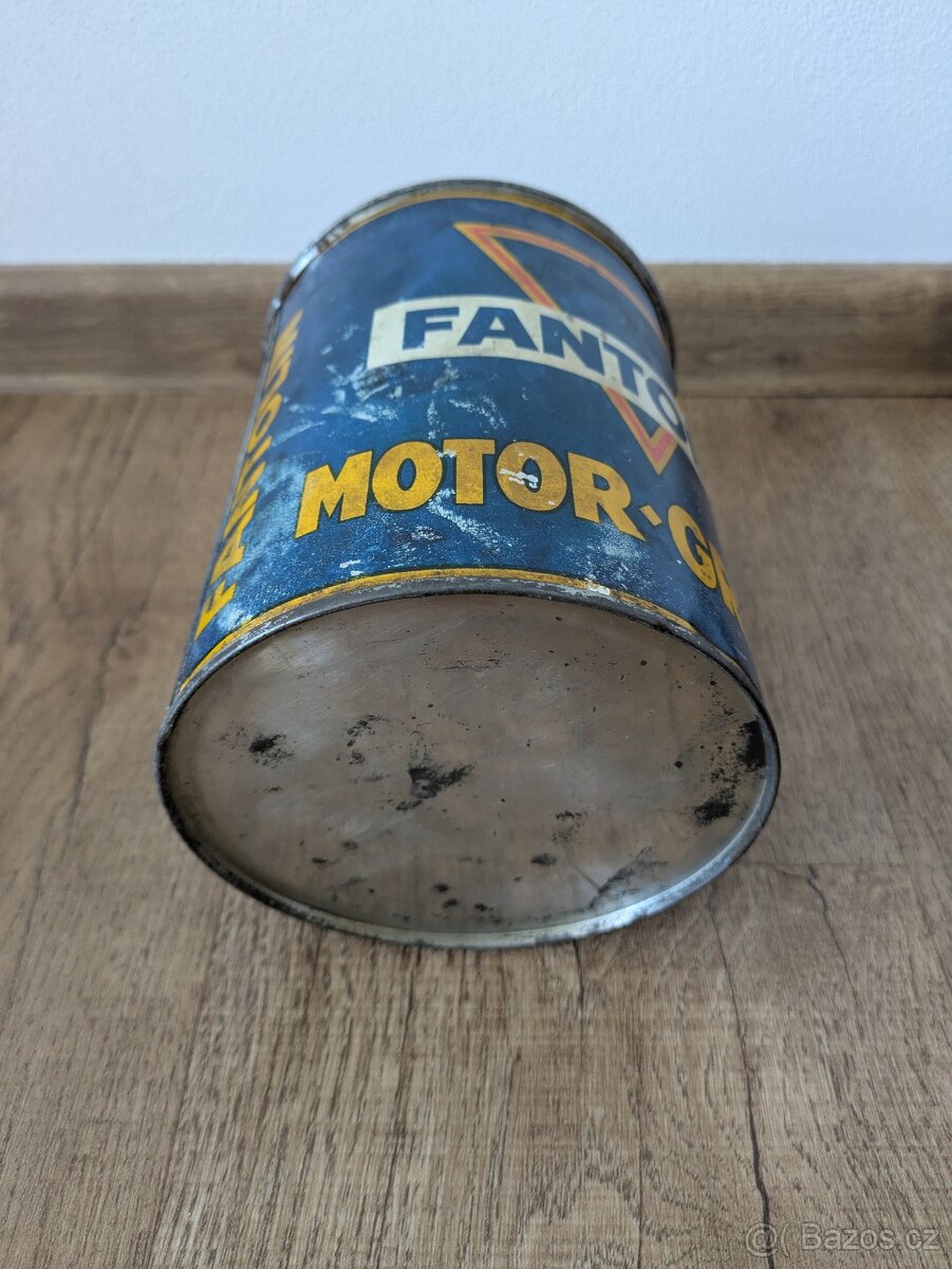Stará plechovka Fantolin Motor Grease - ORIGINÁL - 6