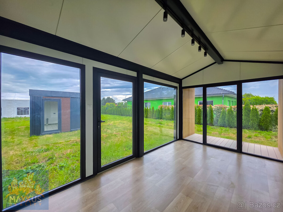 Modulový prefabrikovaný zateplený domek se sedlovou střechou - 6