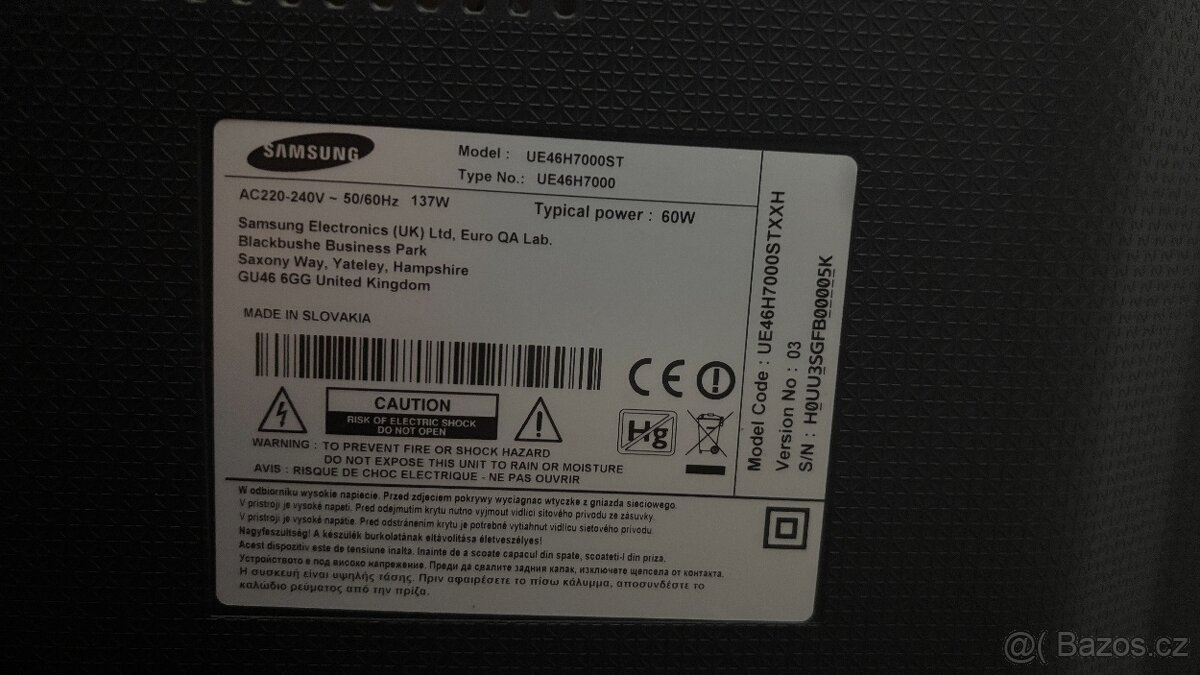 SMART Televize Samsung UE46H7000 černá - 6