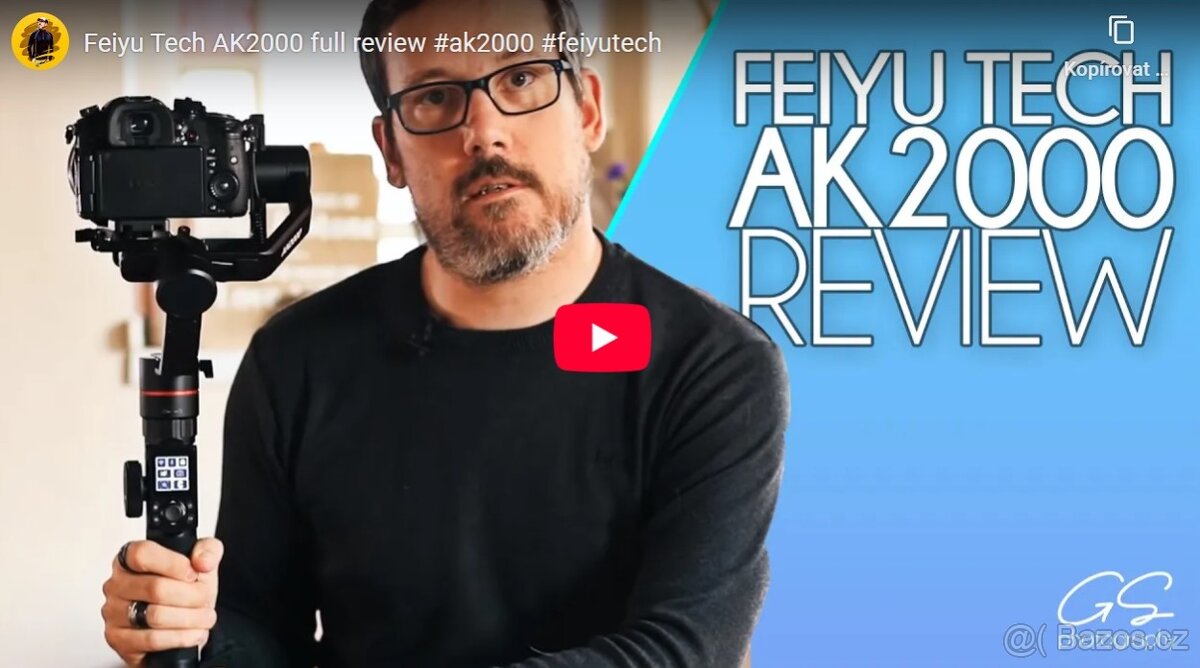 FEIYU TECH AK 2000 stabilizátor + Follow Focus + karb. tyč - 6