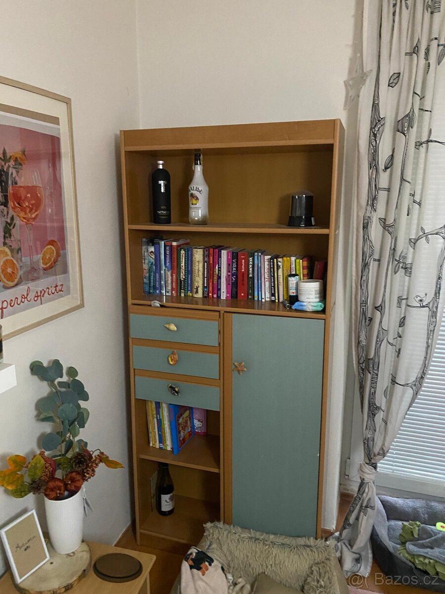 DĚTSKÝ NÁBYTEK- CELÝ POKOJ SKŘÍNĚ STŮL - 6