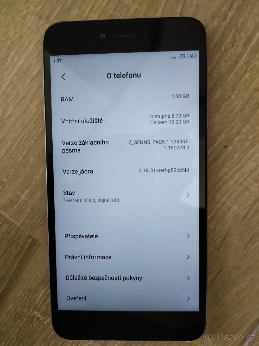Xiaomi redmi 5A - 6