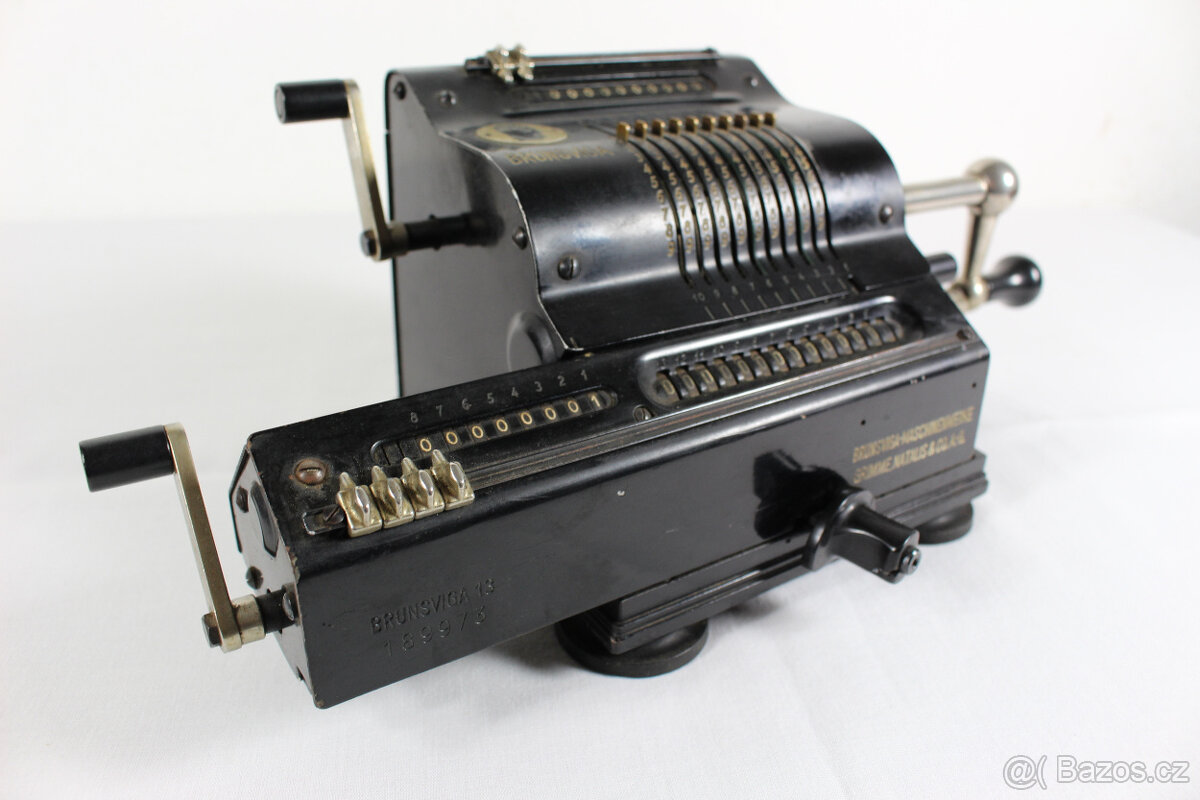 starožitná počítačka Brunsviga - 6