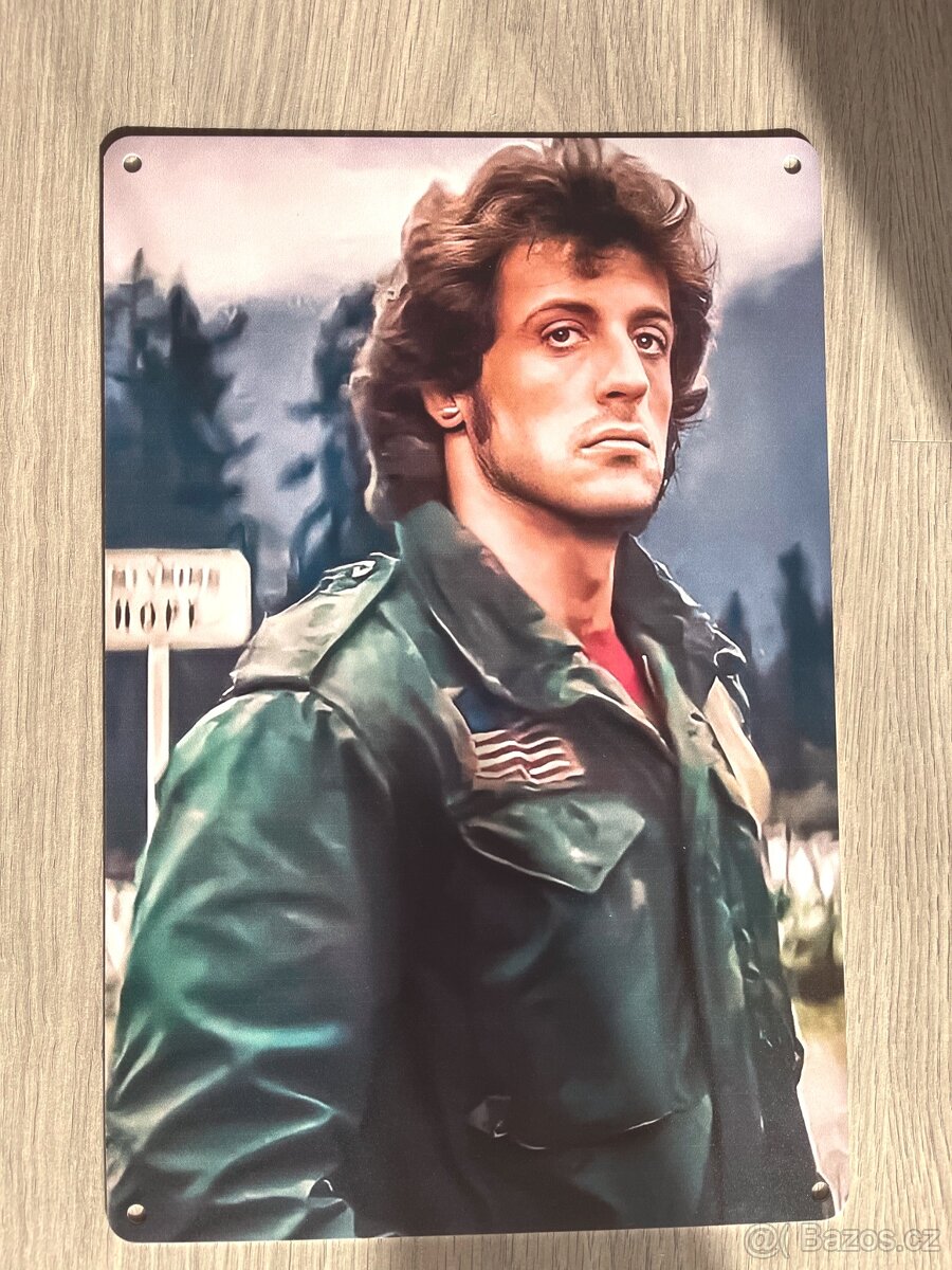 autogram Sylvestr Stallone a Brian Dennehy RAMBO 1 COA - 6