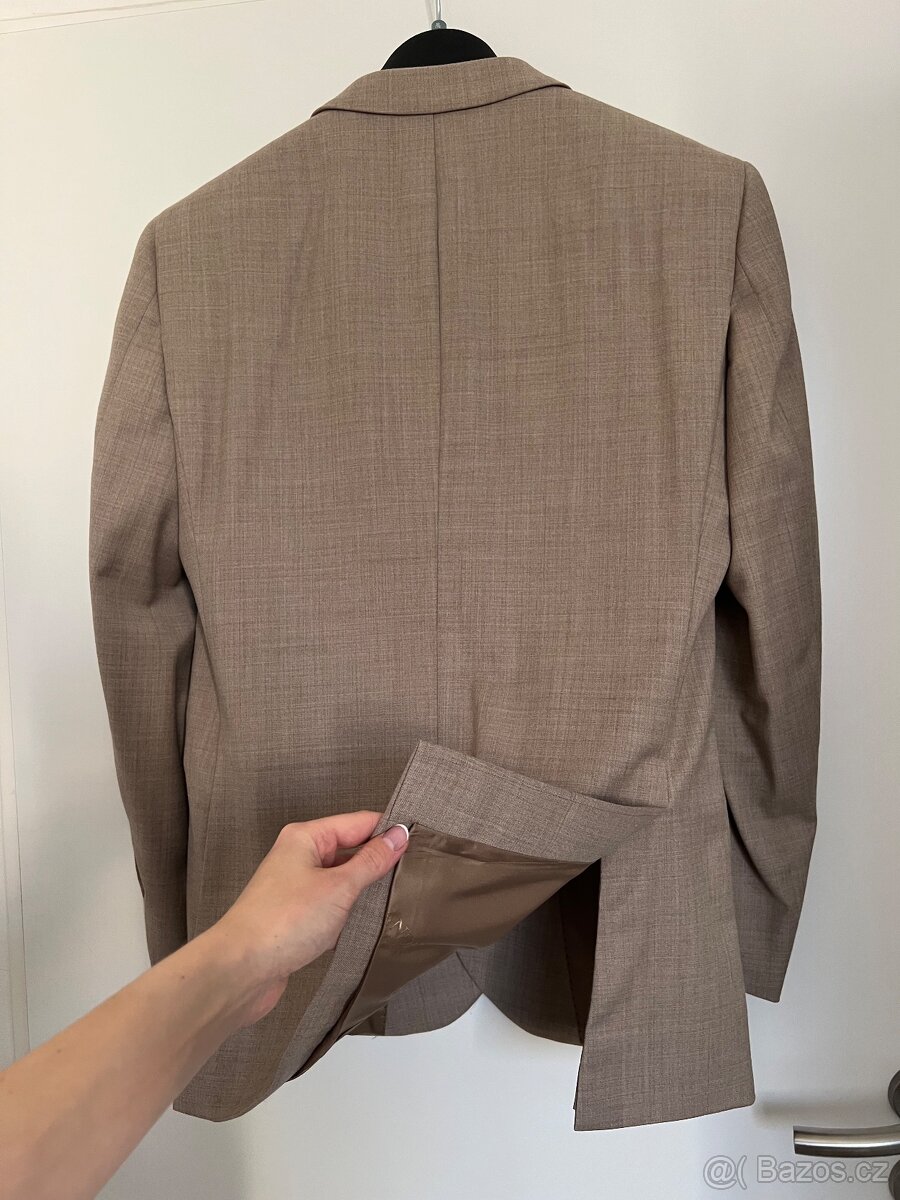 Pánský svatební oblek BANDI Pontarelli Sabbia (Slim Fit) - 6