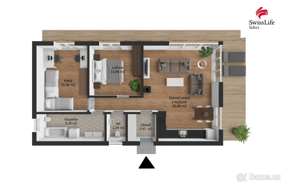 Prodej projektu na klíč 75 m2, Vejprnice - 6