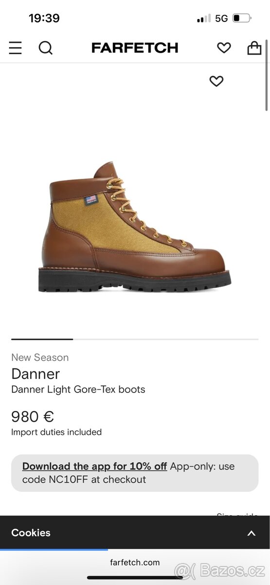 Prodam pěkný boty Danner Lignt Cedar Brown ( gore-tex) - 6