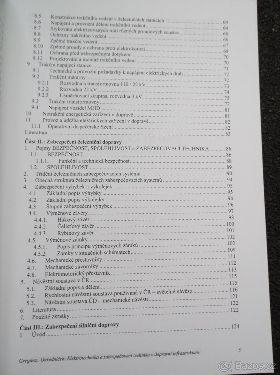Elektrotechnika a zab. technika v dopravní infrastruktuře - 6