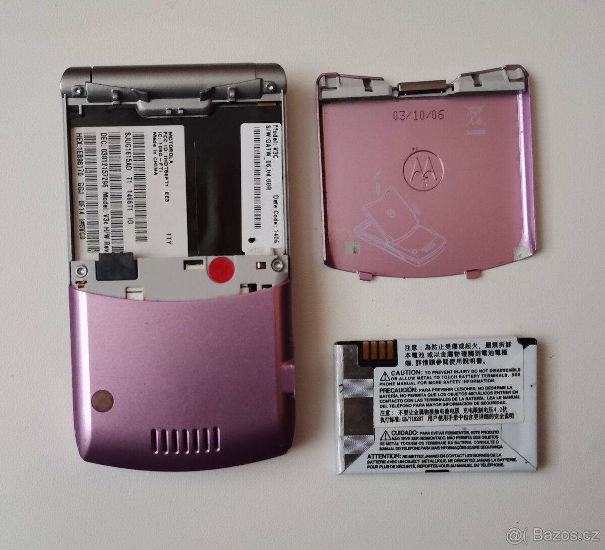 Prodám plně funkční Motorolu V3C do sbirky - 6