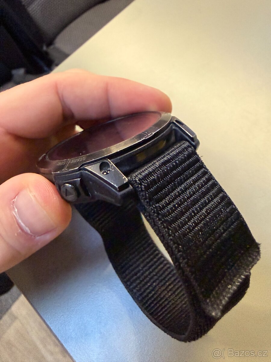 Garmin Fenix 7X Sapphire Solar Black DLC Titanium/Black Band - 6