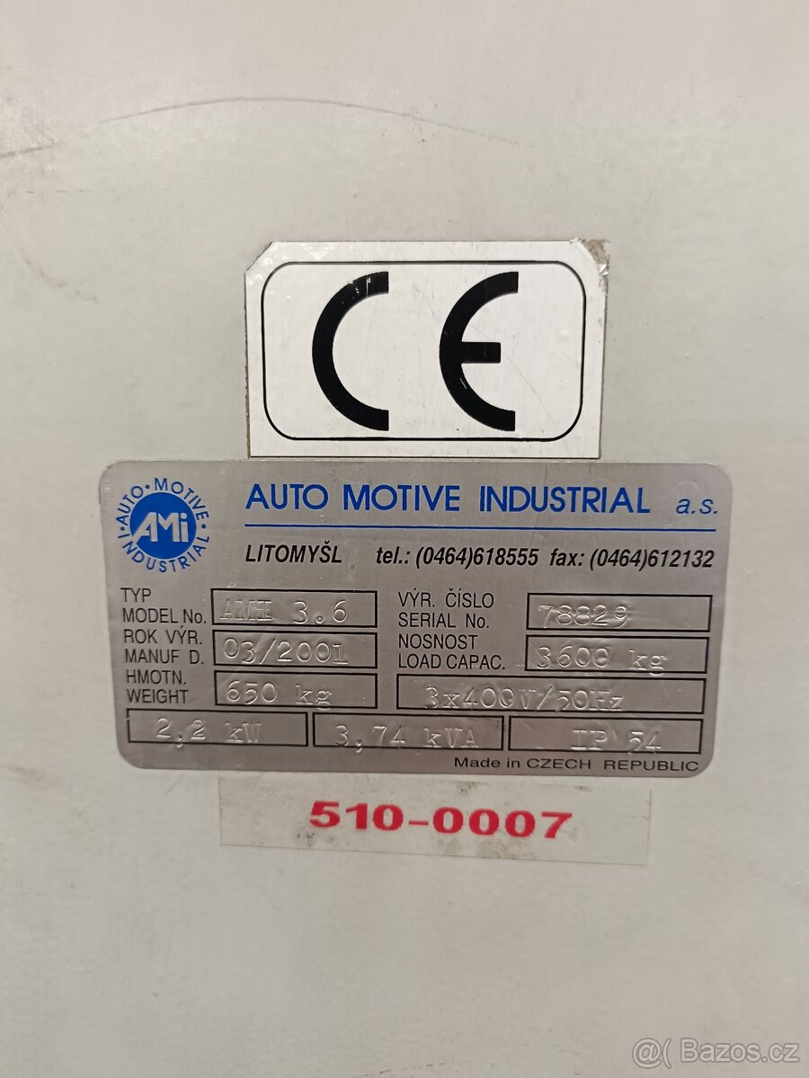 Dvousloupový zvedák - 6